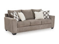 Loreo Sofa in Truffle, angle view