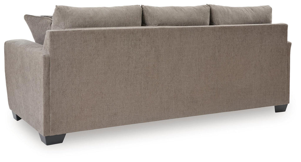 Loreo Sofa in Truffle, back view