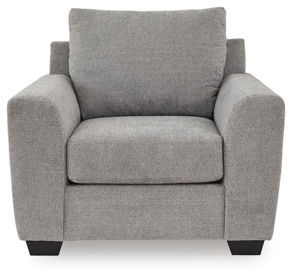 Loreo Chair in Flint, front view