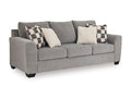 Loreo Sofa in Flint, angle view