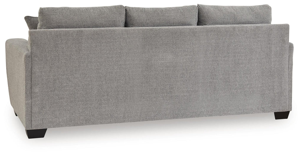 Loreo Sofa in Flint, back view
