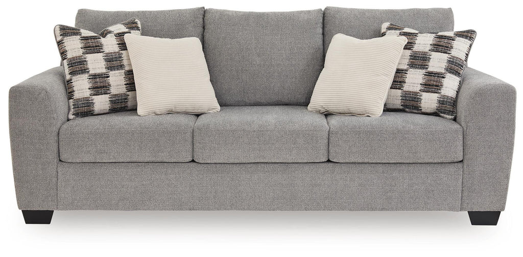Loreo Sofa in Flint, front view