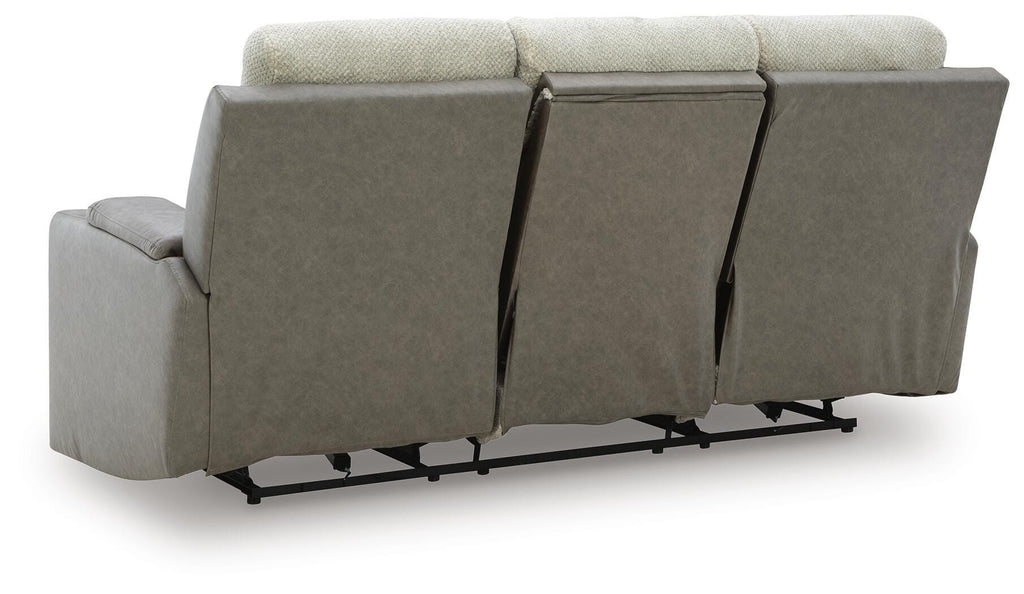 Branthorpe Power Reclining Sofa in Sisal, back view