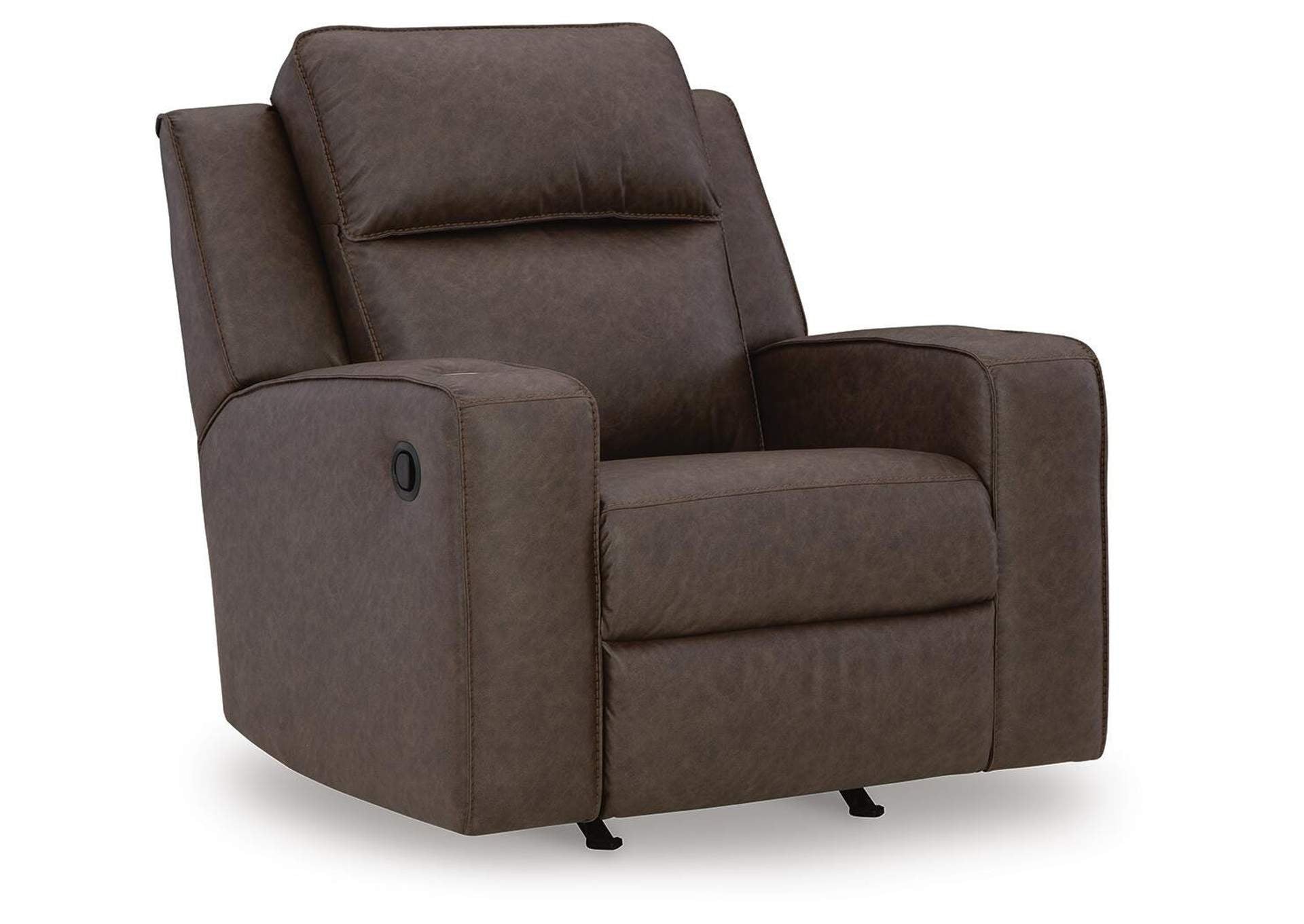 Lavenhorne Sofa, Loveseat and Recliner angled view