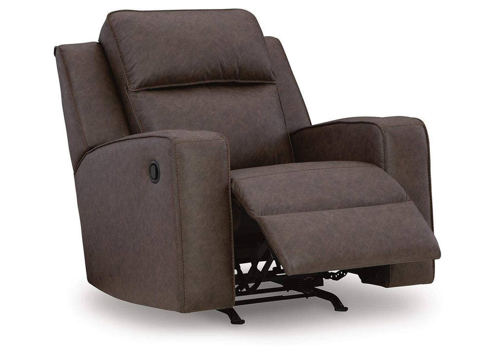 Lavenhorne Sofa, Loveseat and Recliner angled view