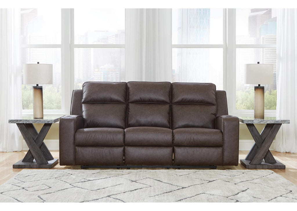Lavenhorne Reclining Sofa with Drop Down Table