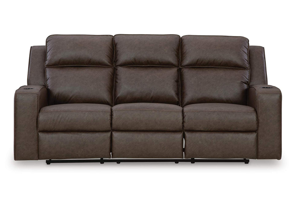 Lavenhorne Reclining Sofa with Drop Down Table