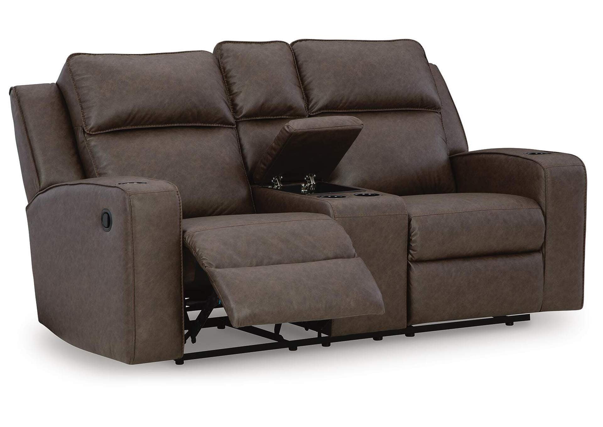 Lavenhorne Sofa, Loveseat and Recliner angled view