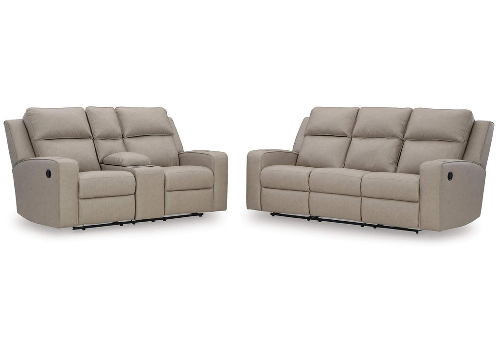 Lavenhorne Manual Reclining Sofa and Loveseat