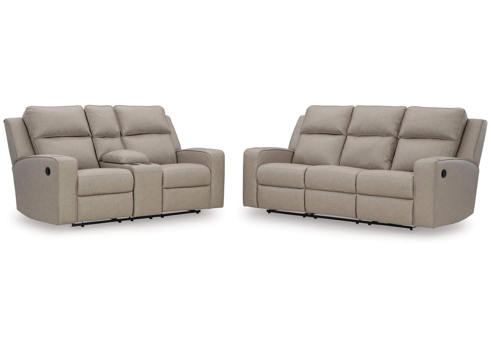 Lavenhorne Manual Reclining Sofa and Loveseat