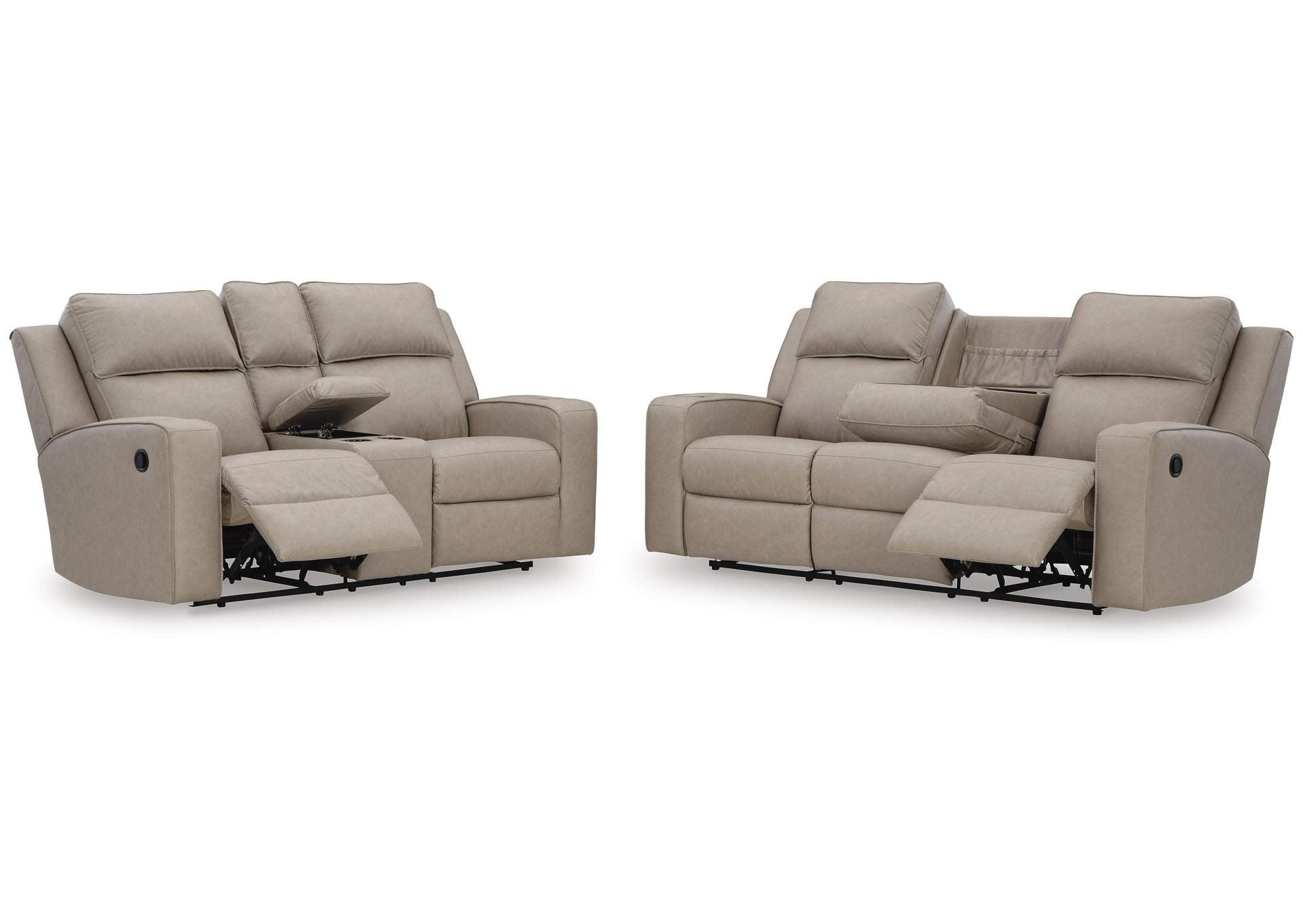 Lavenhorne Manual Reclining Sofa and Loveseat