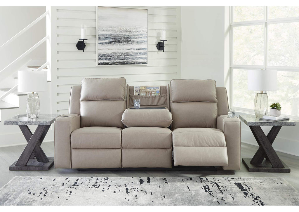 Lavenhorne Reclining Sofa with Drop Down Table