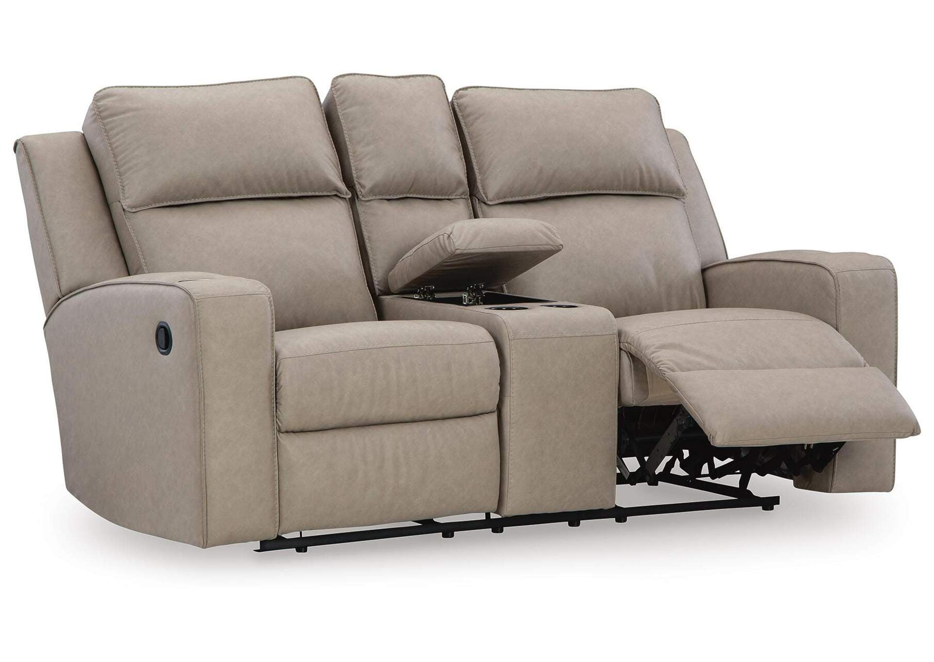 Lavenhorne Sofa, Loveseat and Recliner angled view