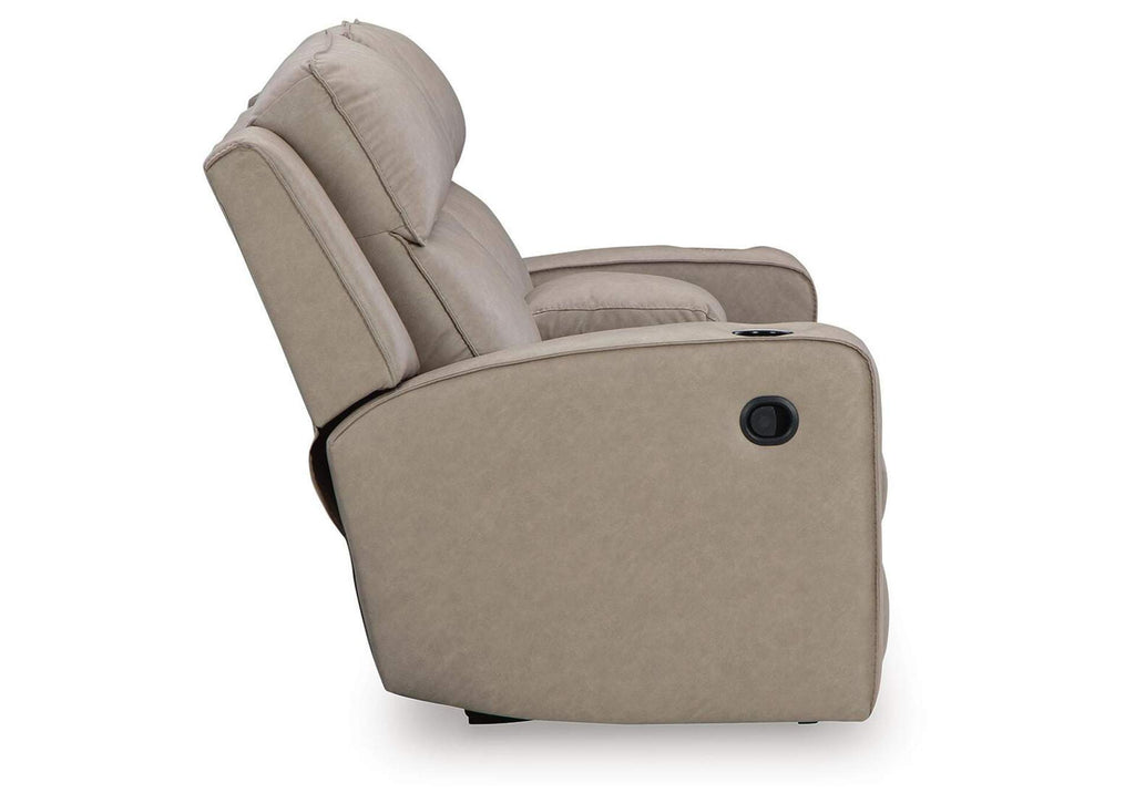 Lavenhorne Reclining Loveseat with Console side view