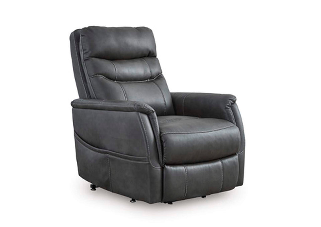 Strawbill Power Lift Recliner angled view