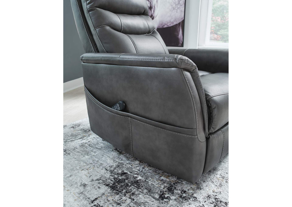 Strawbill Power Lift Recliner detail
