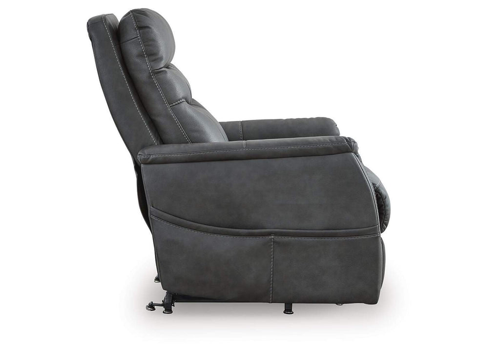 Strawbill Power Lift Recliner side view