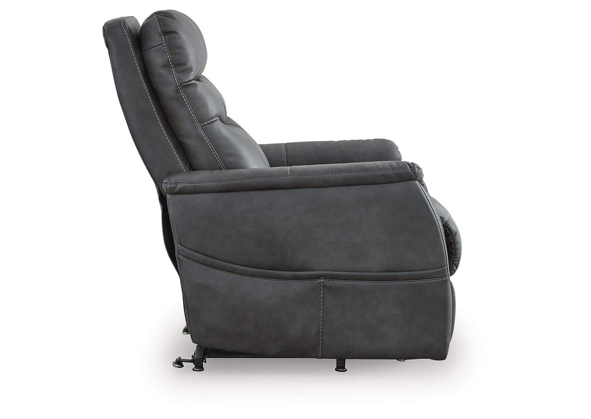Strawbill Power Lift Recliner side view