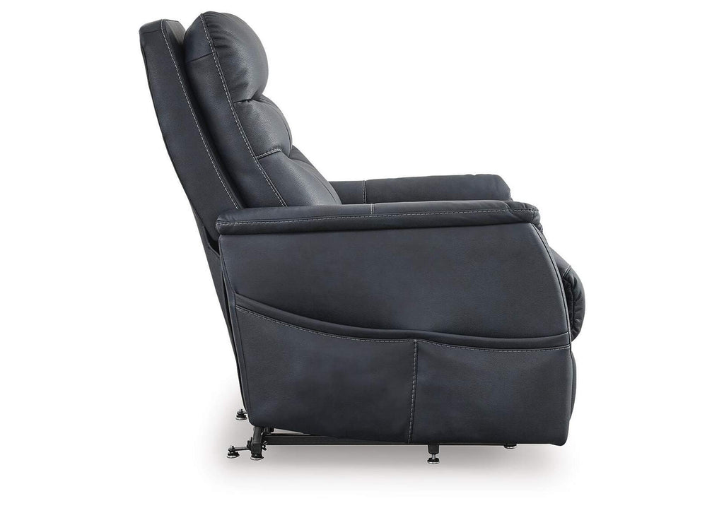 Strawbill Power Lift Recliner side view