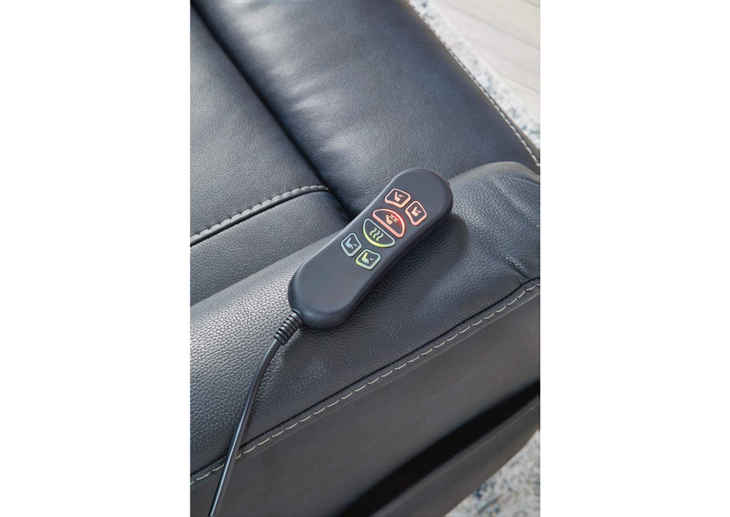 Strawbill Power Lift Recliner detail