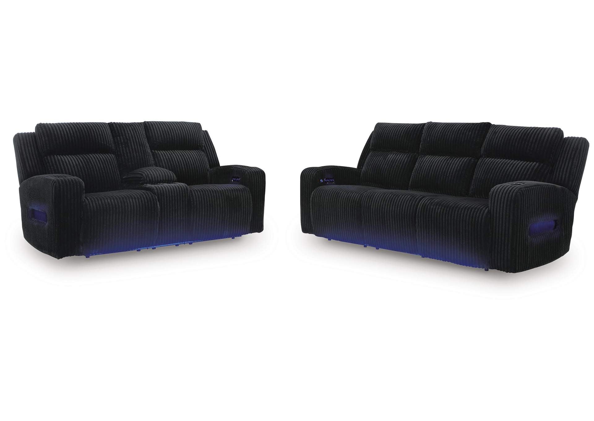TwinBrooke Dual Power Reclining Sofa and Loveseat