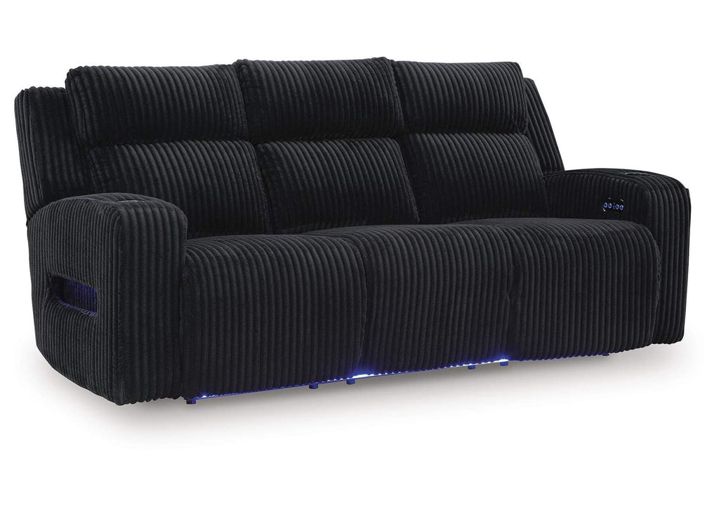 Forest Lake Power Reclining Sofa angled view