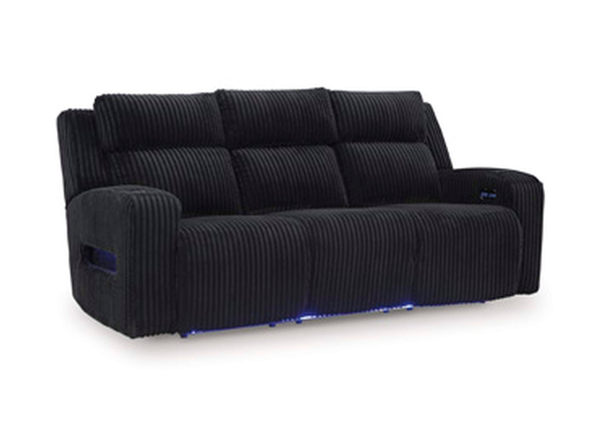 TwinBrooke Dual Power Reclining Sofa and Loveseat angled view
