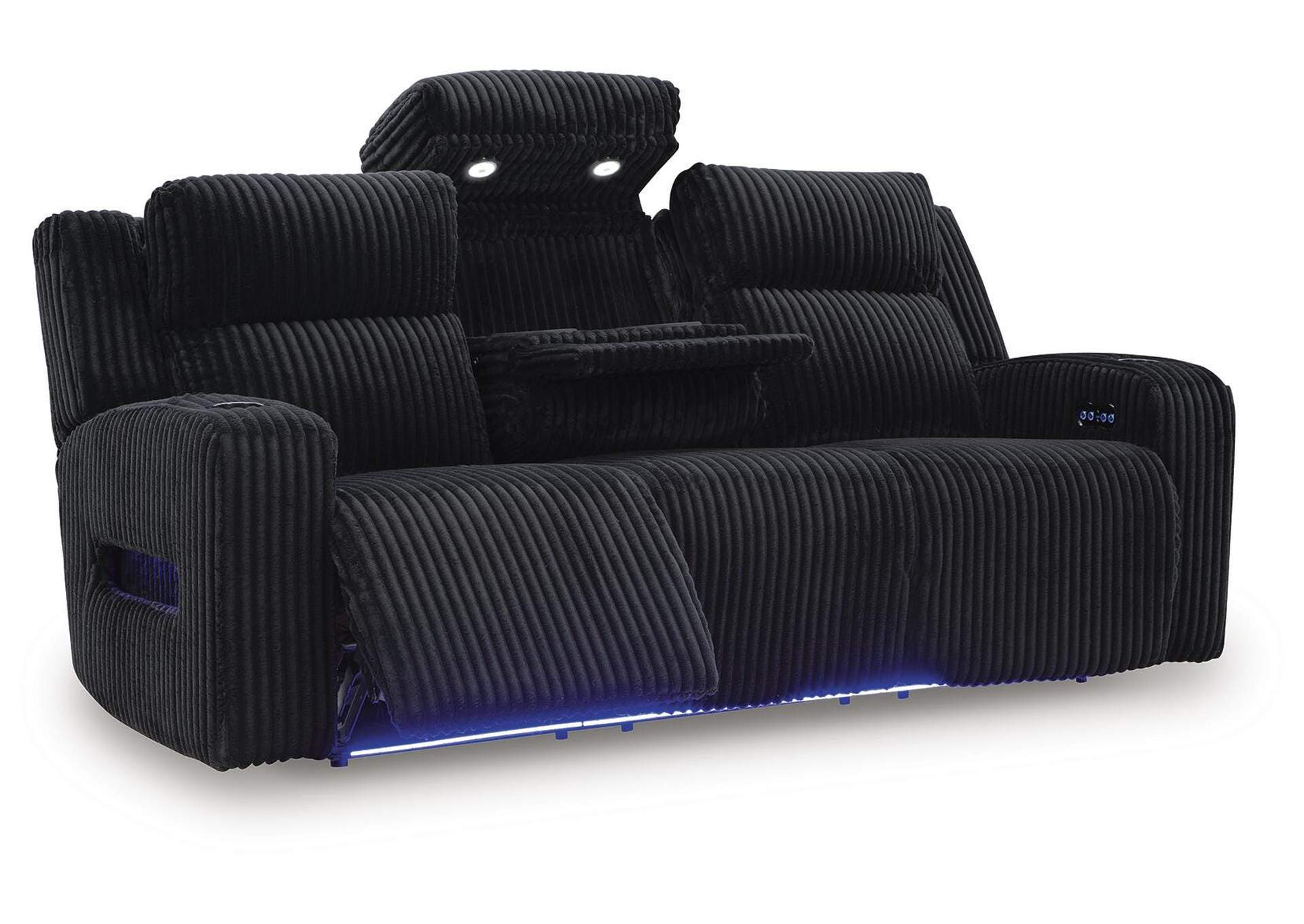 Forest Lake Power Reclining Sofa angled view