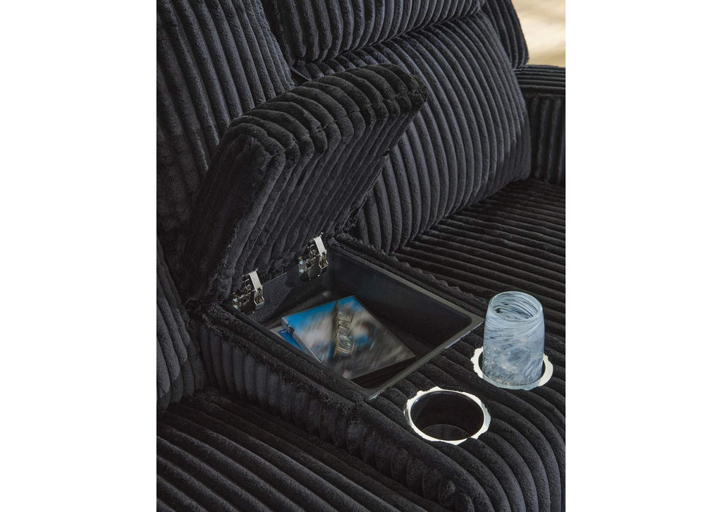 Forest Lake Power Reclining Loveseat with Console