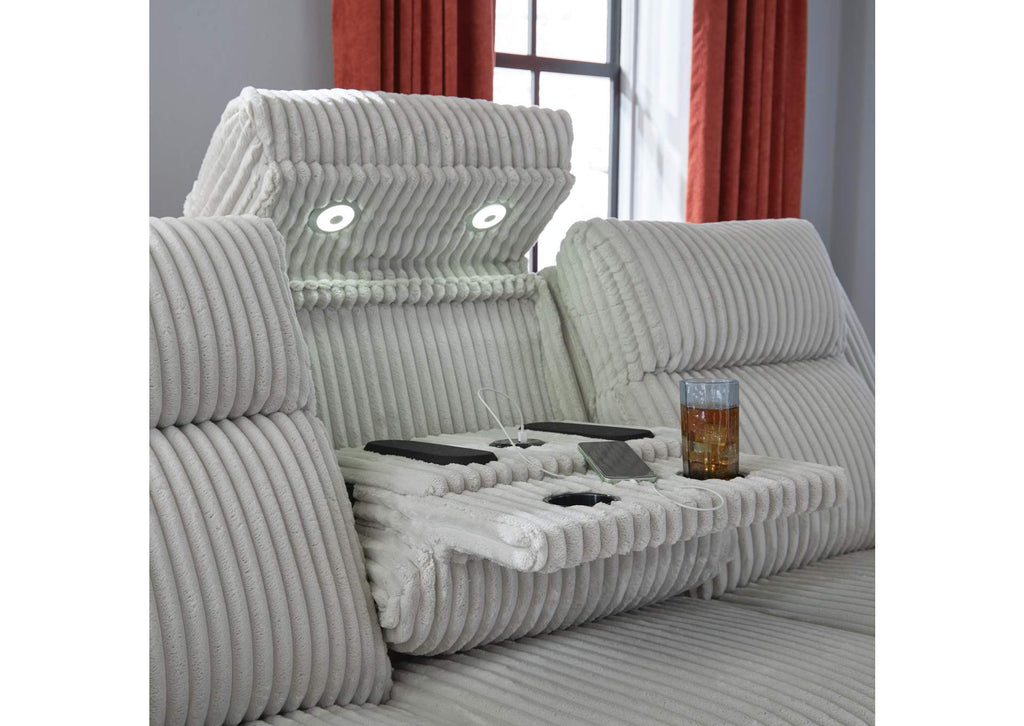 TwinBrooke Dual Power Reclining Sofa and Loveseat detail