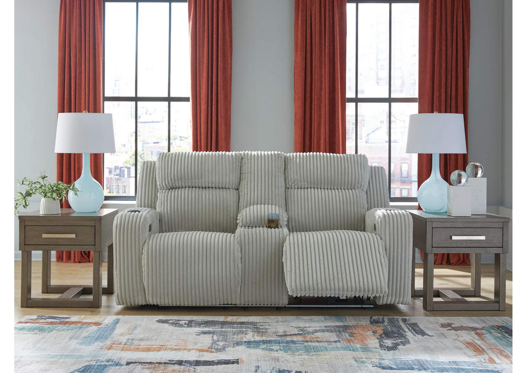 Forest Lake Power Reclining Loveseat with Console