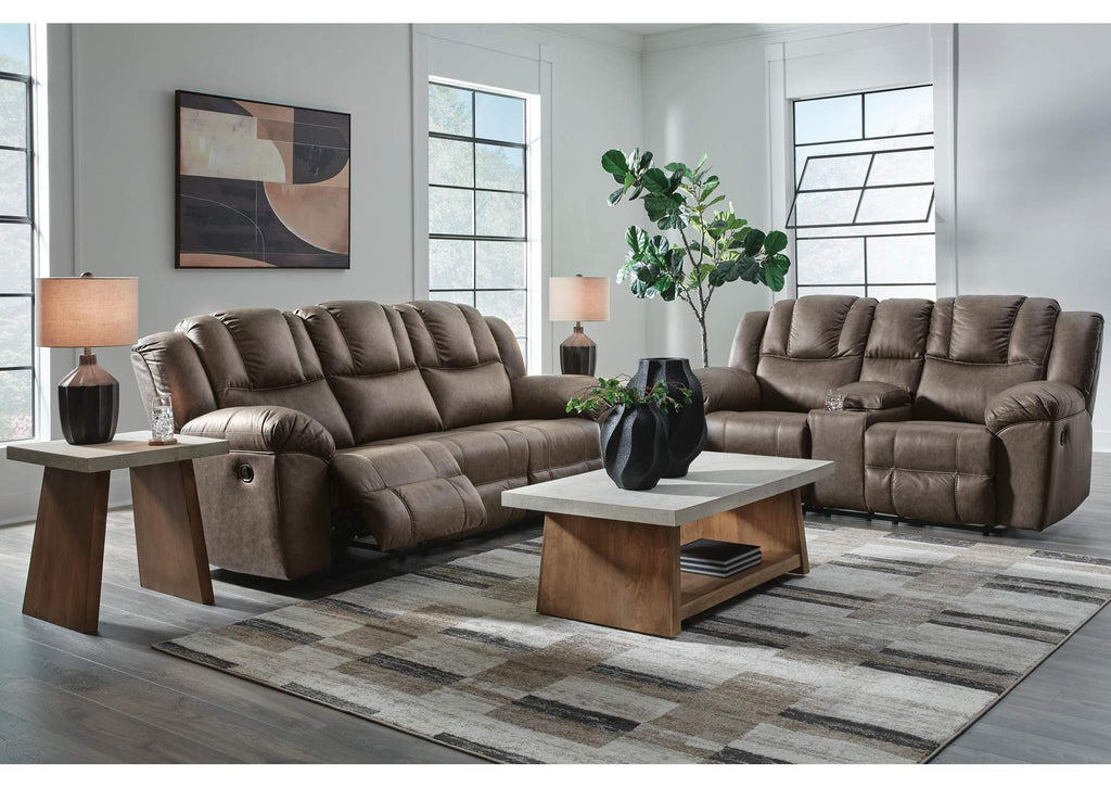 Knoxlee Manual Reclining Sofa and Loveseat Set