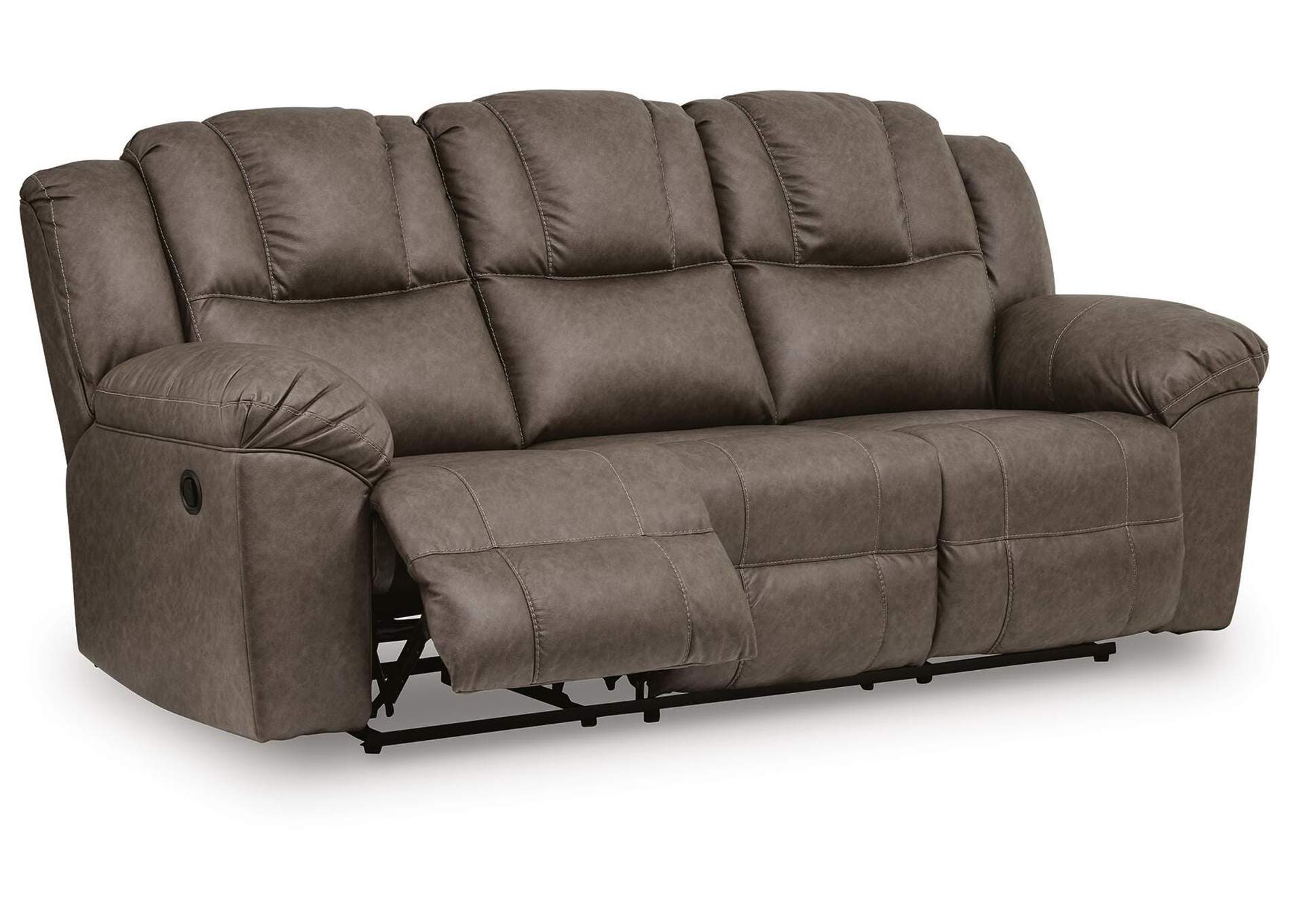 Knoxlee Manual Reclining Sofa and Loveseat Set angled view