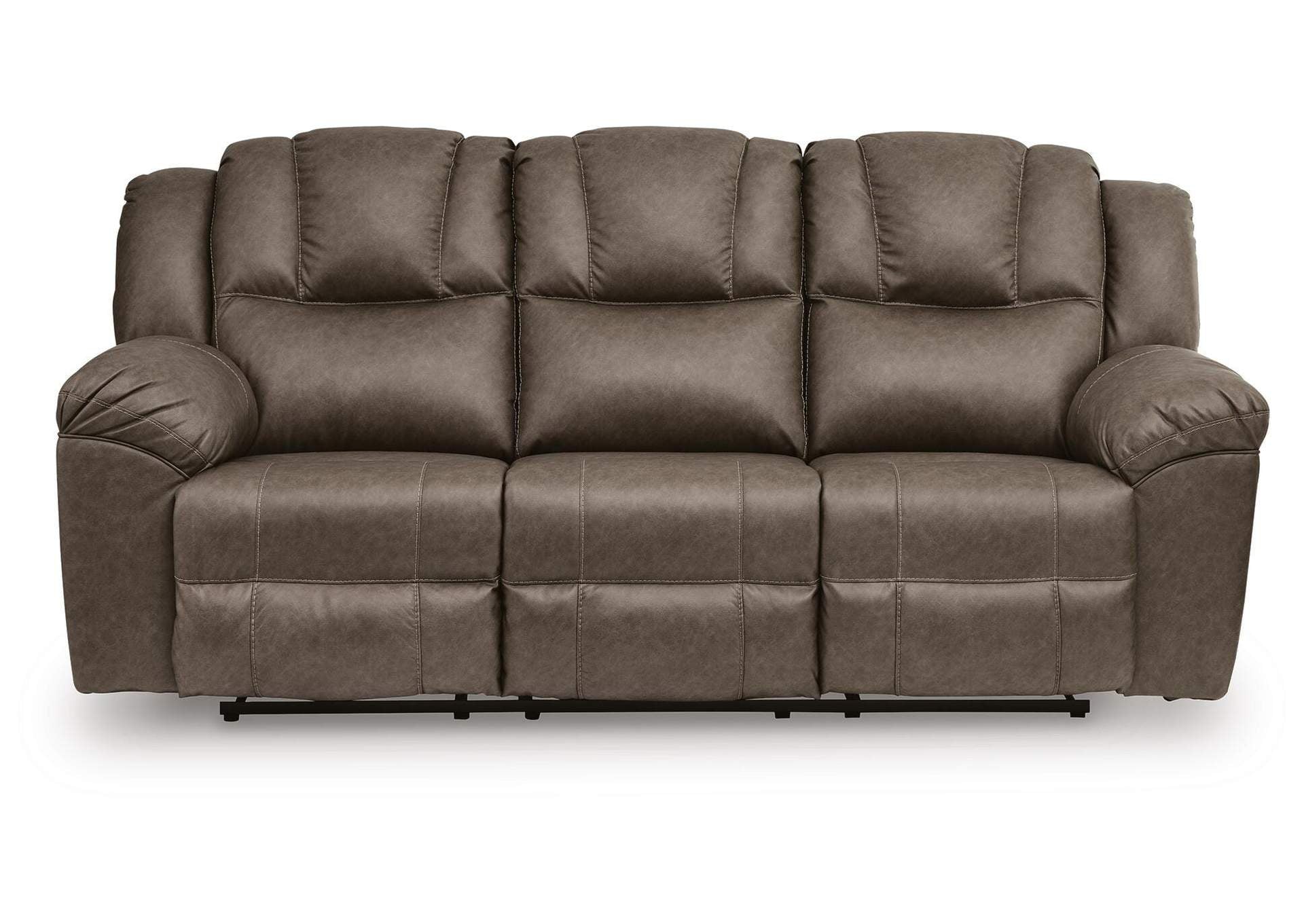 Knoxlee Manual Reclining Sofa and Loveseat Set front view