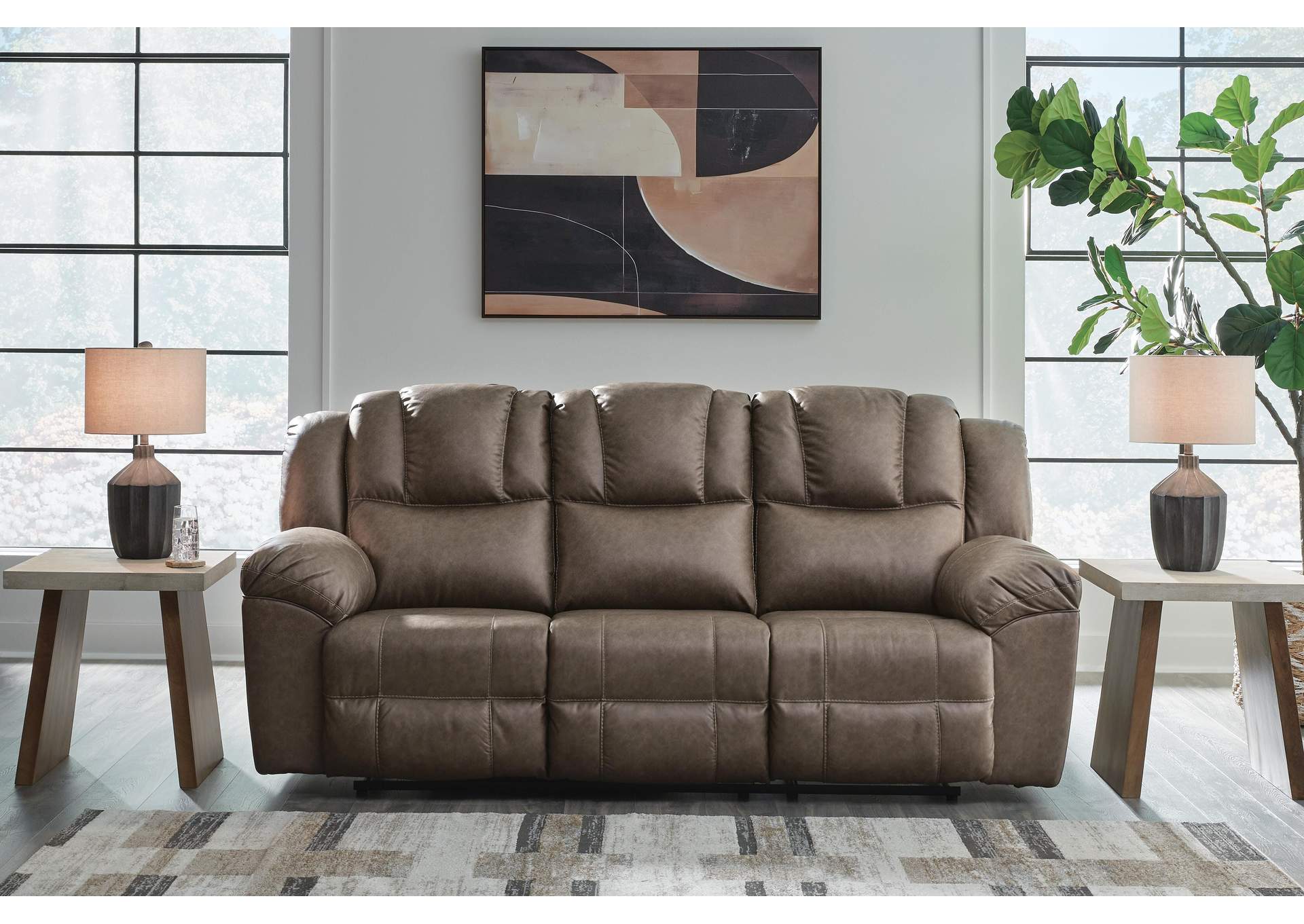 Knoxlee Manual Reclining Sofa and Loveseat Set