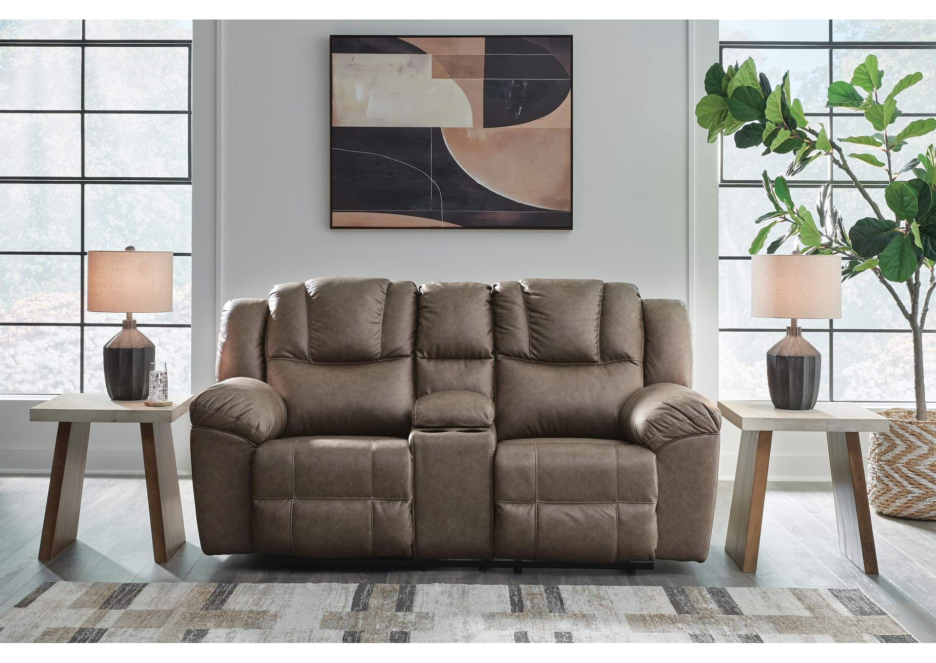 Knoxlee Manual Reclining Sofa and Loveseat Set