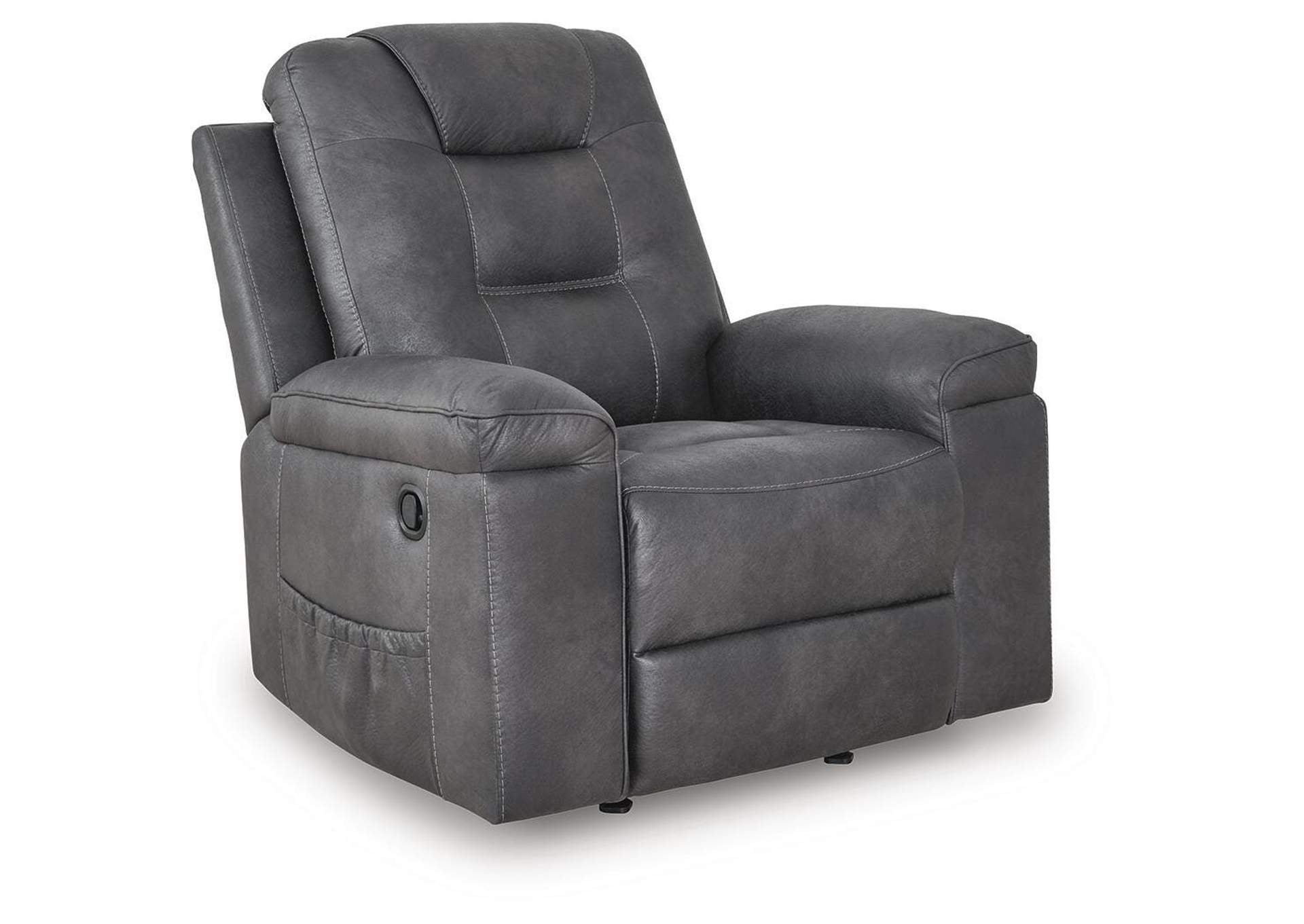 Stockworth Recliner angled view
