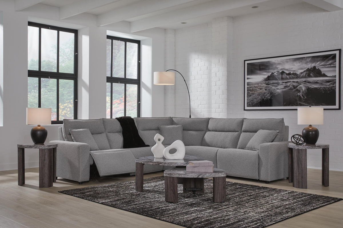 Modmax II sectional, 5-Piece Power Reclining Sectional · 125 × 125 × 42 in, view 3