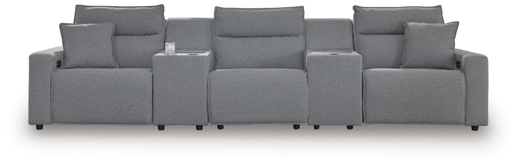 Modmax II sectional, 5-Piece Power Reclining Sectional with Consoles · 156 × 42 × 42 in, view 1