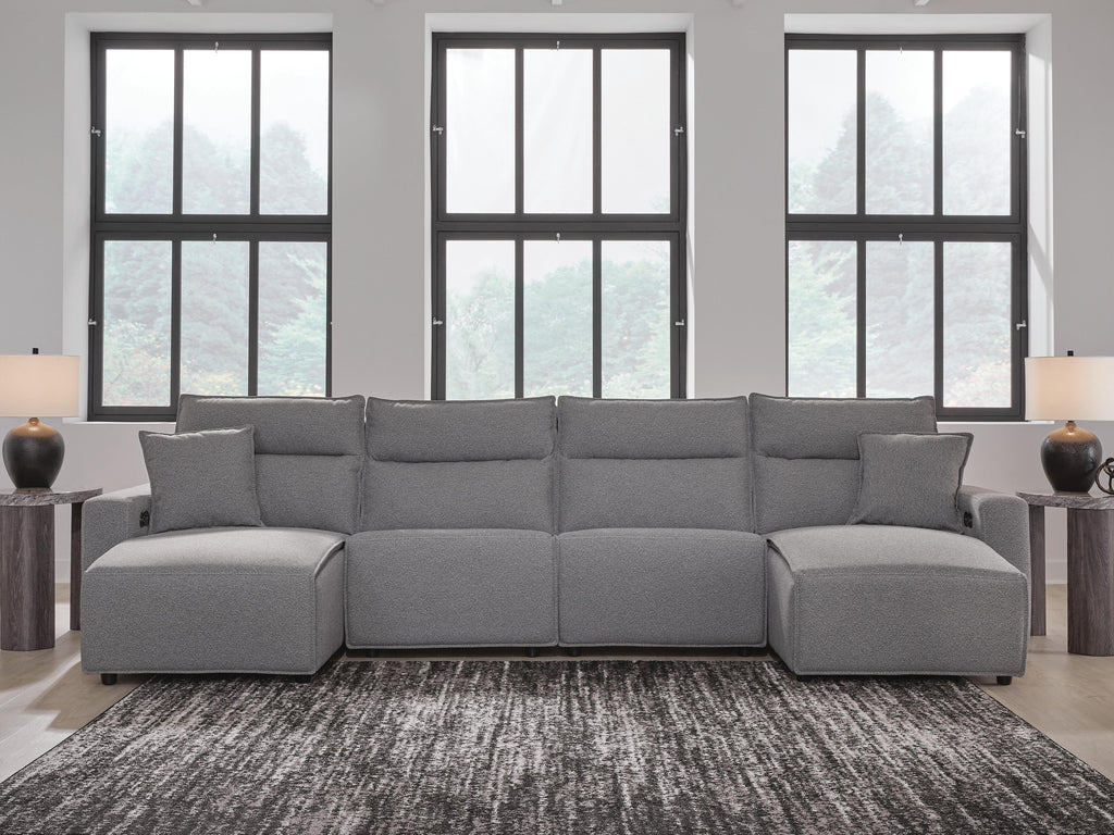 Modmax II sectional, 4-Piece Power Reclining Sectional with Chaise · 152 × 66 × 42 in, view 2