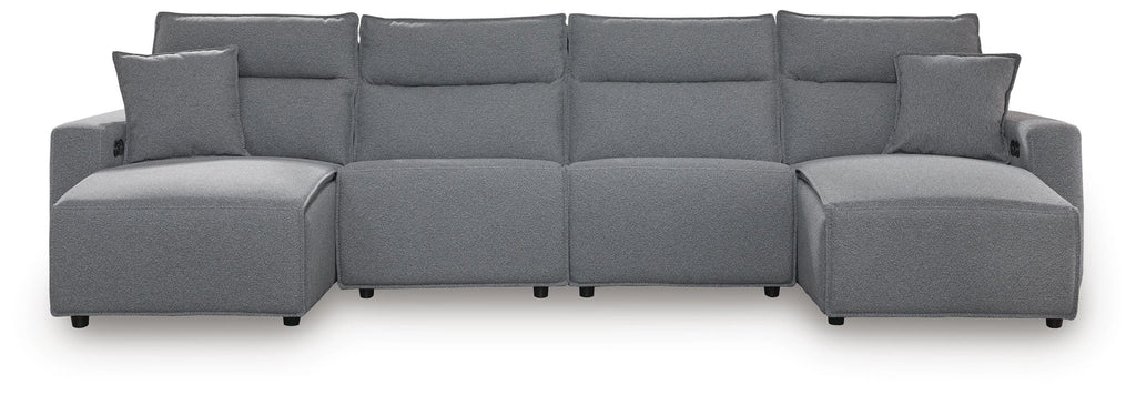 Modmax II sectional, 4-Piece Power Reclining Sectional with Chaise · 152 × 66 × 42 in, view 1