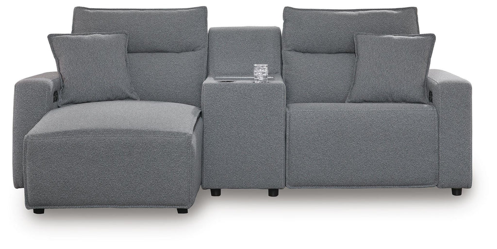 Modmax II sectional, 3-Piece Power Reclining Sectional with Chaise and Console · 103 × 66 × 42 in, view 1
