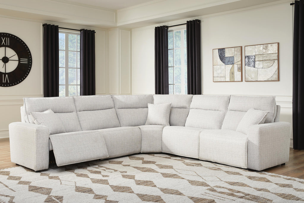 Modmax II sectional, 5-Piece Power Reclining Sectional · 125 × 125 × 42 in, view 2