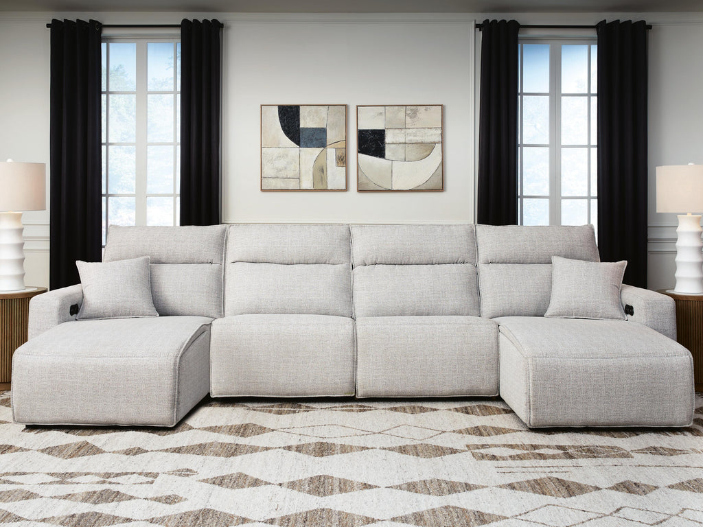 Modmax II sectional, 4-Piece Power Reclining Sectional with Chaise · 152 × 66 × 42 in, view 2