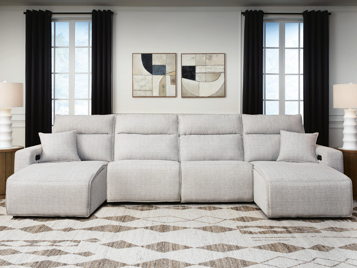 Modmax II sectional, 4-Piece Power Reclining Sectional with Chaise · 152 × 66 × 42 in, view 2
