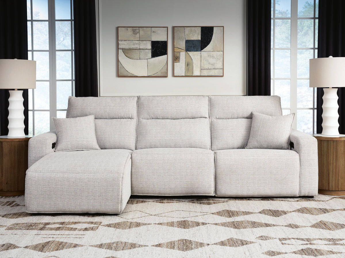 Modmax II sectional, 3-Piece Reclining Sofa Chaise · 118 × 66 × 42 in · 65907S23, view 1