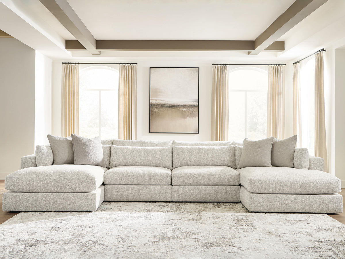Ashbourne Estate sectional, 4-Piece Double Chaise Sectional · Left-Facing Chaise · 174 × 69 × 37 in, view 2