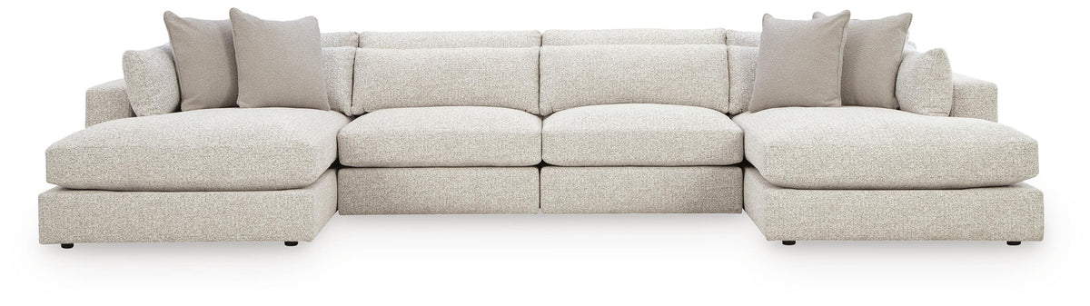 Ashbourne Estate sectional, 4-Piece Double Chaise Sectional · Left-Facing Chaise · 174 × 69 × 37 in, view 1