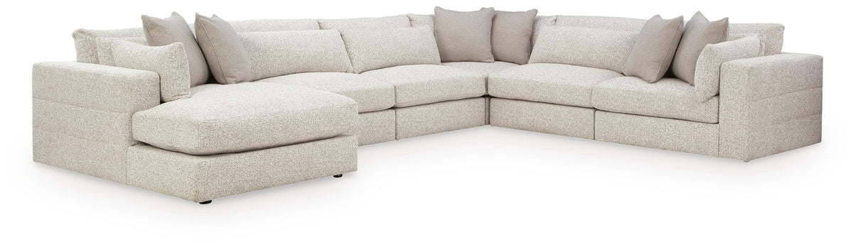 Ashbourne Estate sectional, 6-Piece Sectional with Chaise · Left-Facing Chaise · 170 × 131 × 37 in, view 1