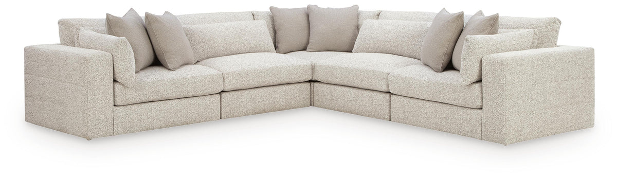 Ashbourne Estate sectional, 5-Piece Sectional · 131 × 131 × 37 in, view 1